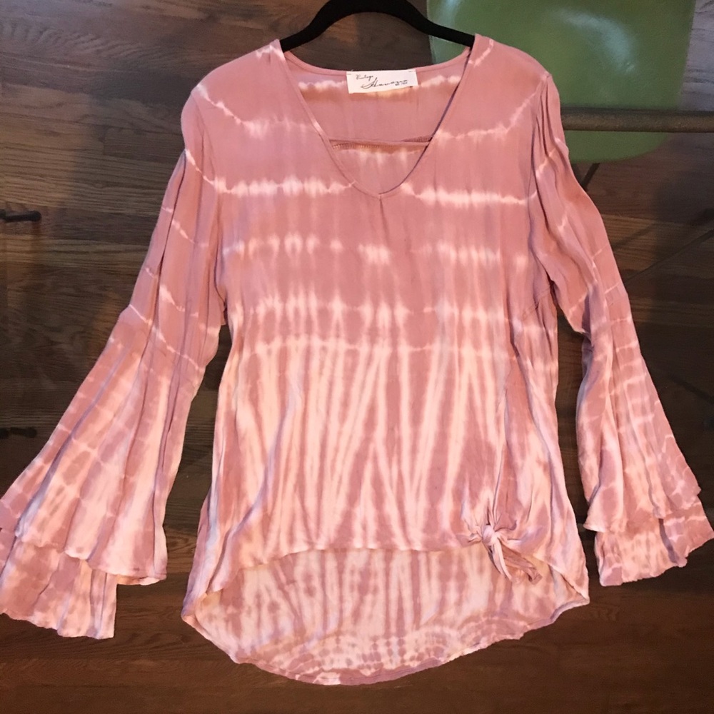 Pink Tie-Dye Long Sleeve